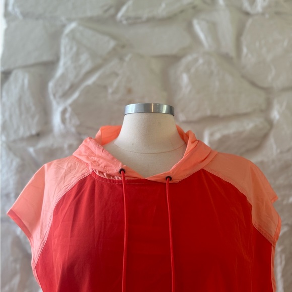 Avia Orange Boxy Windbreaker Hoodie Large - Picture 4 of 8